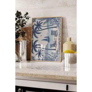 Imagine Tablou decorativ, 109685, Lemn masiv, Sticla PVC, Multicolor