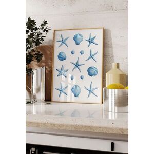Imagine Tablou decorativ, 109689, Lemn masiv, Sticla PVC, Multicolor