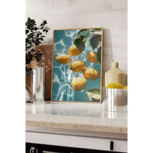 Imagine Tablou decorativ, 109697, Lemn masiv, Sticla PVC, Multicolor