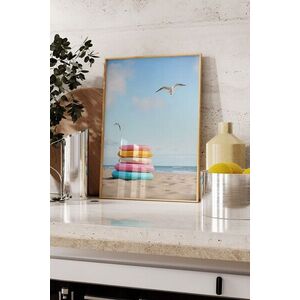 Imagine Tablou decorativ, 109698, Lemn masiv, Sticla PVC, Multicolor