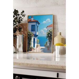 Imagine Tablou decorativ, 109705, Lemn masiv, Sticla PVC, Multicolor
