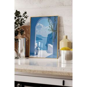 Imagine Tablou decorativ, 109708, Lemn masiv, Sticla PVC, Multicolor