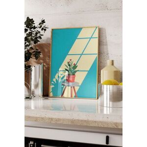 Imagine Tablou decorativ, 109722, Lemn masiv, Sticla PVC, Multicolor