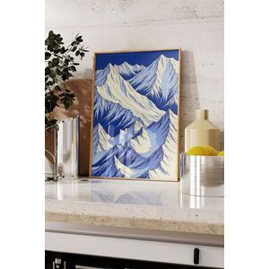 Imagine Tablou decorativ, 109725, Lemn masiv, Sticla PVC, Multicolor