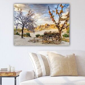 Imagine Tablou decorativ, 1010421457_70100, Canvas, Rama din lemn (grosime 3 cm), Multicolor