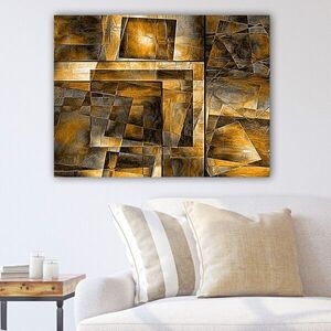 Imagine Tablou decorativ, 218650210_70100, Canvas, Rama din lemn (grosime 3 cm), Multicolor