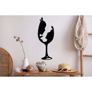 Imagine Decoratiune de perete, 5684, Metal, Dimensiune: 75 x 28 cm, Negru