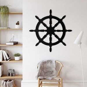 Imagine Decoratiune de perete, 5112, Metal, Dimensiune: 44 x 44 cm, Negru