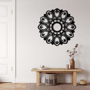 Imagine Decoratiune de perete, 5092, Metal, Dimensiune: 58 x 58 cm, Negru