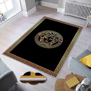 Imagine Covor, Hmnt607, 180x280 cm, Poliester, Aur/Negru