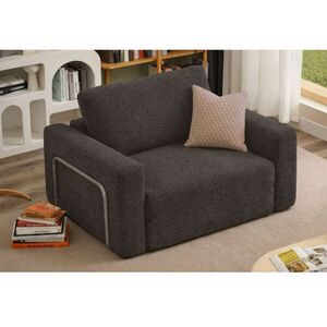 Imagine Fotoliu extensibil, Atelier del Sofa, 118FVL1101, Tesatura Boucle, Antracit