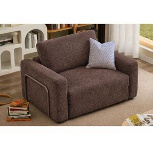 Imagine Fotoliu extensibil, Atelier del Sofa, 118FVL1102, Tesatura Boucle, Maro