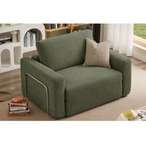 Imagine Fotoliu extensibil, Atelier del Sofa, 118FVL1105, Tesatura Boucle, Verde