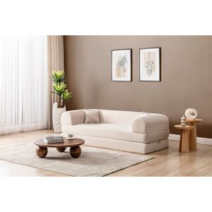 Imagine Canapea extensibila 3 locuri, Atelier del Sofa, 118FVL1301, Tesatura plus reiata, Crem