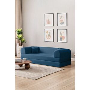 Imagine Canapea extensibila 3 locuri, Atelier del Sofa, 118FVL1302, Tesatura plus reiata, Albastru