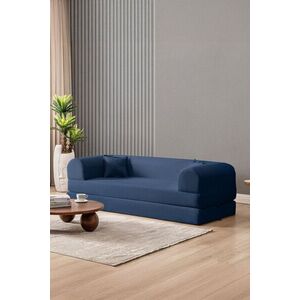 Imagine Canapea extensibila 3 locuri, Atelier del Sofa, 118FVL1303, Tesatura plus reiata, Albastru navy