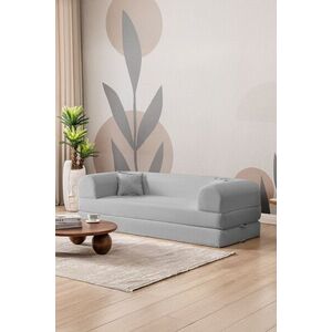 Imagine Canapea extensibila 3 locuri, Atelier del Sofa, 118FVL1305, Tesatura plus reiata, Gri deschis