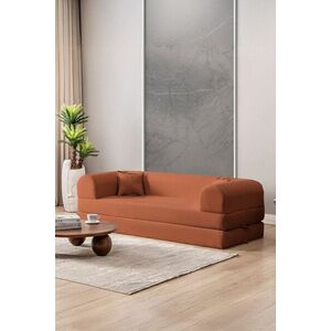 Imagine Canapea extensibila 3 locuri, Atelier del Sofa, 118FVL1308, Tesatura plus reiata, Portocaliu