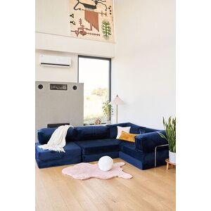 Imagine Coltar, Atelier del Sofa, 118FVL1403, Tesatura plus reiata, Albastru navy
