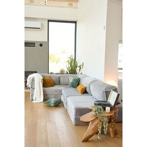 Imagine Coltar, Atelier del Sofa, 118FVL1405, Tesatura plus reiata, Gri deschis