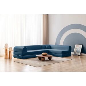 Imagine Coltar, Atelier del Sofa, 118FVL1502, Tesatura plus reiata, Albastru