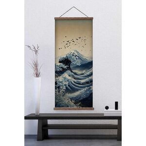 Imagine Tablou decorativ, ARTJPNPSTRDK7, Lemn masiv, Pictura pe canvas, Multicolor
