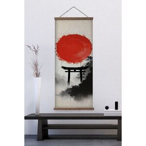 Imagine Tablou decorativ, ARTJPNPSTRDK10, Lemn masiv, Pictura pe canvas, Multicolor
