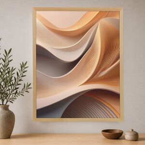 Imagine Tablou decorativ, Cc-D-Ah-1003 45 x 60, Canvas, Cadru: 100% LEMN (Grosime: 18 mm), Multicolor