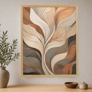 Imagine Tablou decorativ, Cc-D-Ah-1005 70 x 95, Canvas, Cadru: 100% LEMN (Grosime: 18 mm), Multicolor