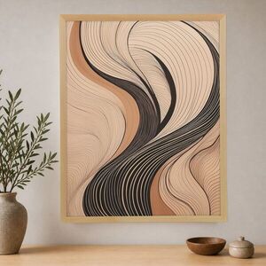 Imagine Tablou decorativ, Cc-D-Ah-1012 45 x 60, Canvas, Cadru: 100% LEMN (Grosime: 18 mm), Multicolor