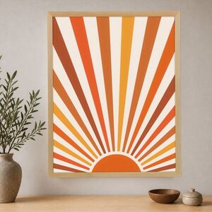 Imagine Tablou decorativ, Cc-D-Ah-1020 70 x 95, Canvas, Cadru: 100% LEMN (Grosime: 18 mm), Multicolor