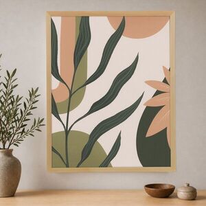 Imagine Tablou decorativ, Cc-D-Ah-1032 45 x 60, Canvas, Cadru: 100% LEMN (Grosime: 18 mm), Multicolor