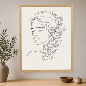 Imagine Tablou decorativ, Cc-D-Ah-1040 45 x 60, Canvas, Cadru: 100% LEMN (Grosime: 18 mm), Multicolor