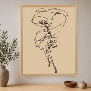 Imagine Tablou decorativ, Cc-D-Ah-1041 45 x 60, Canvas, Cadru: 100% LEMN (Grosime: 18 mm), Multicolor