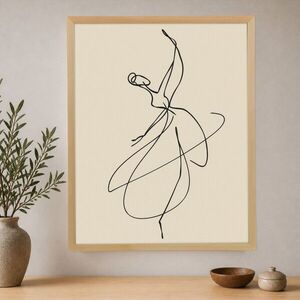 Imagine Tablou decorativ, Cc-D-Ah-1042 45 x 60, Canvas, Cadru: 100% LEMN (Grosime: 18 mm), Multicolor