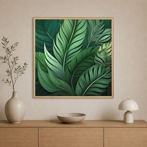 Imagine Tablou decorativ, Cc-K-Ah-1004, Canvas, Cadru: 100% LEMN (Grosime: 18 mm), Multicolor