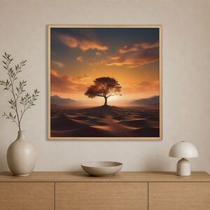 Imagine Tablou decorativ, Cc-K-Ah-1015, Canvas, Cadru: 100% LEMN (Grosime: 18 mm), Multicolor