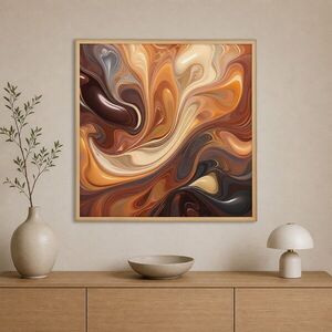 Imagine Tablou decorativ, Cc-K-Ah-1018, Canvas, Cadru: 100% LEMN (Grosime: 18 mm), Multicolor