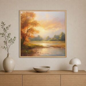 Imagine Tablou decorativ, Cc-K-Ah-1019, Canvas, Cadru: 100% LEMN (Grosime: 18 mm), Multicolor
