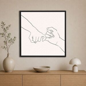 Imagine Tablou decorativ, Cc-K-Sy-1020, Canvas, Cadru: 100% LEMN (Grosime: 18 mm), Multicolor