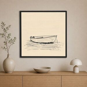 Imagine Tablou decorativ, Cc-K-Sy-1024, Canvas, Cadru: 100% LEMN (Grosime: 18 mm), Multicolor