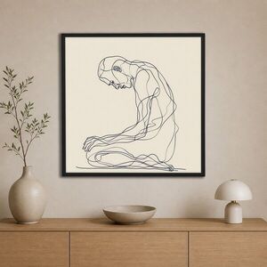Imagine Tablou decorativ, Cc-K-Sy-1029, Canvas, Cadru: 100% LEMN (Grosime: 18 mm), Multicolor
