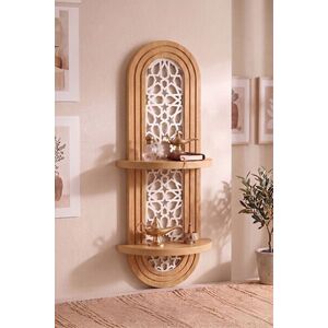 Imagine Raft de perete, Hanah Home, Artmtkwll5, 26x70x13 cm, MDF, Stejar