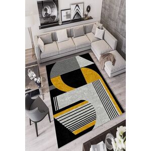Imagine Covor, W707, 80x150 cm, Poliester, Negru