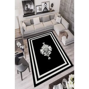 Imagine Covor, W751, 80x150 cm, Poliester, Negru