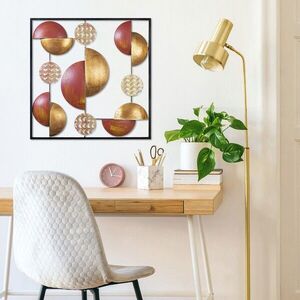 Imagine Decoratiune de perete, My World, Dimensiune: 55 x 55 cm, Multicolor