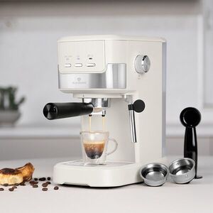 Imagine Espressor Blaumann, Cream, 1100W, inox, crem/argintiu
