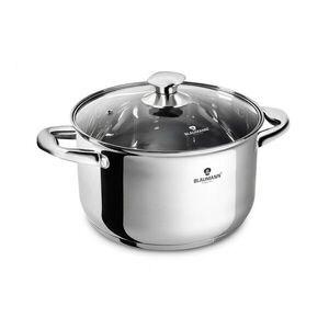 Imagine Oala cu capac Blaumann, Gourmet, BL-3872, 20 cm, 3.8L, inox, argintiu