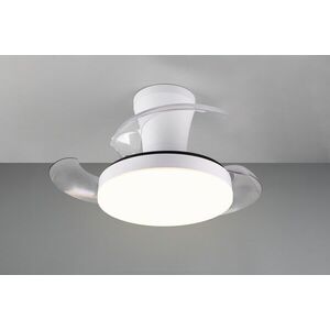 Imagine Plafoniera cu ventilator Tampere, RL, 30x22 cm, 24W, 1x SMD, metal/plastic, alb