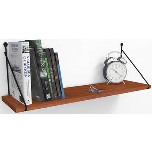 Imagine Raft de perete, Hanah Home, Armoni, 72x20x20 cm, Maro